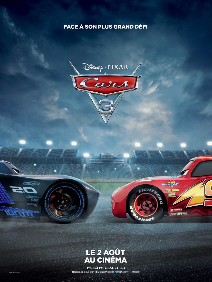Premier film de Laura au cinéma : Cars 3