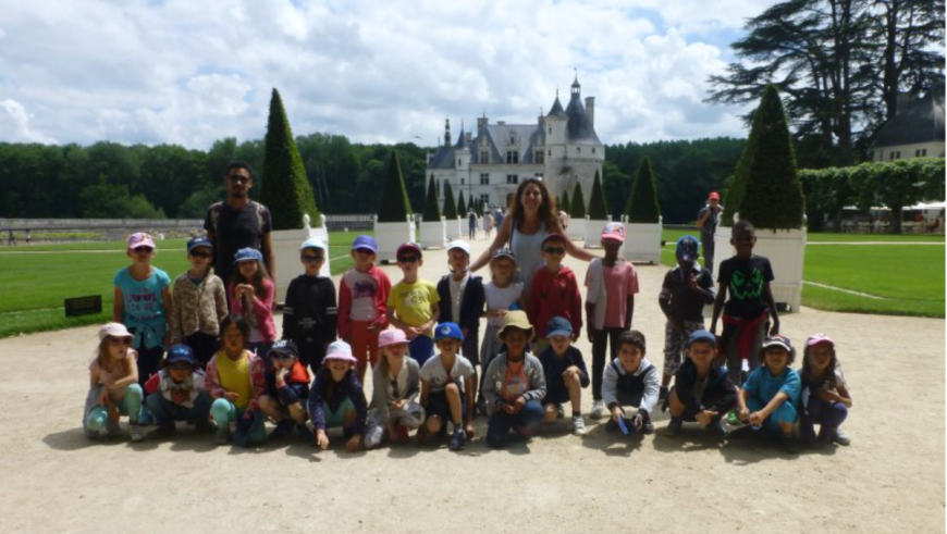 Charlie en classe verte à Benais